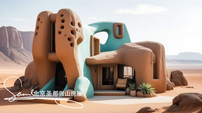 假山房屋