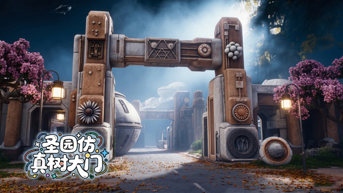 仿真樹大門.jpg 仿真樹大門