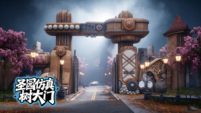 仿真樹大門.jpg 仿真樹大門