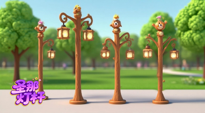 卡通燈桿.jpeg 卡通燈桿
