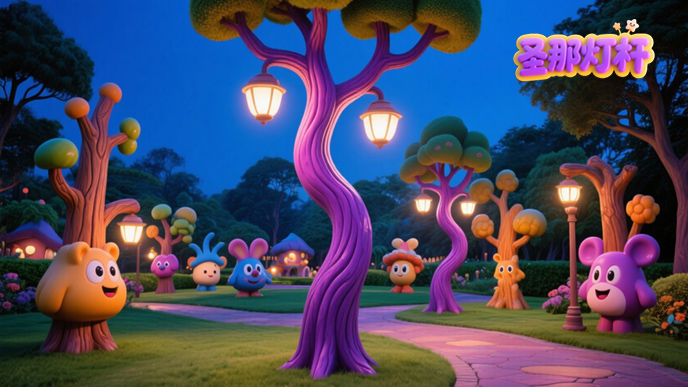 卡通燈桿.jpeg 卡通燈桿