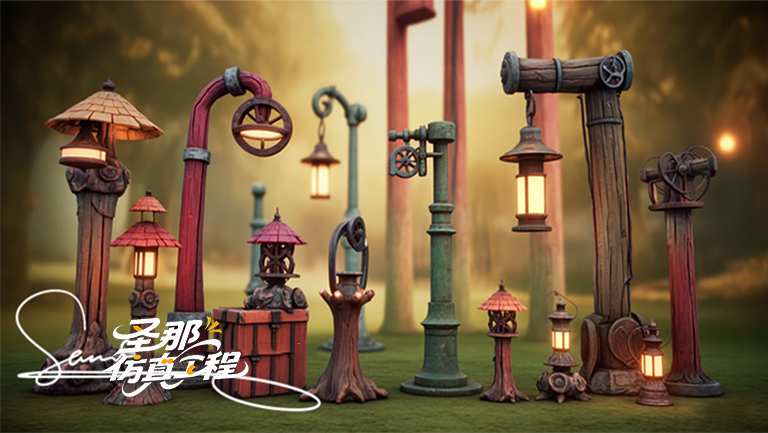 卡通燈桿.jpg 卡通燈桿