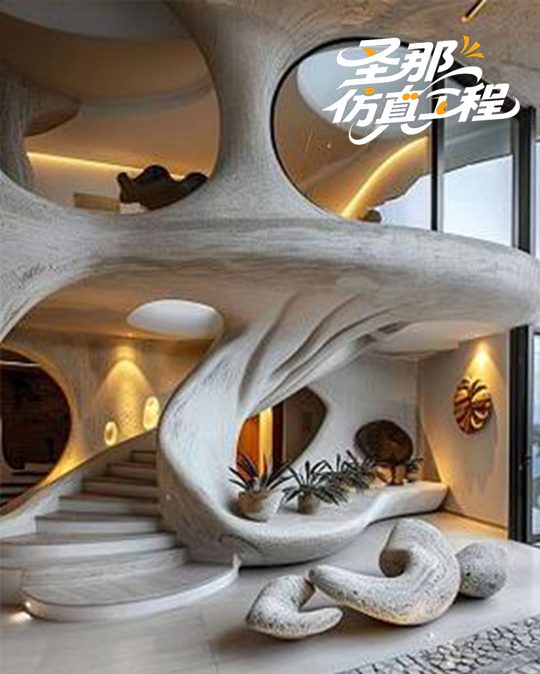 水泥仿木樓梯.jpg 水泥仿木樓梯