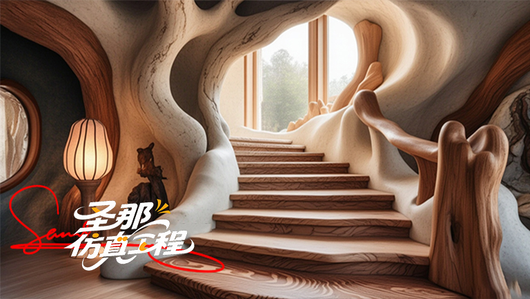 水泥仿木樓梯.jpg 水泥仿木樓梯