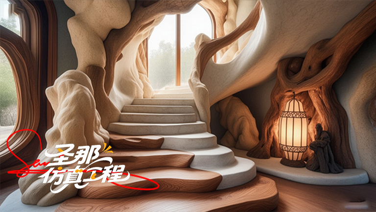 水泥仿木樓梯.jpg 水泥仿木樓梯